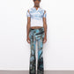 rune fine knit wrap skirt