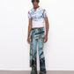 rune fine knit wrap skirt