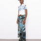 rune fine knit wrap skirt