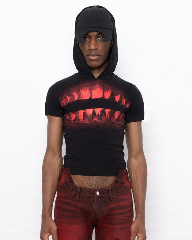 dentes hooded t-shirt