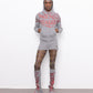 delinquent skirt grey