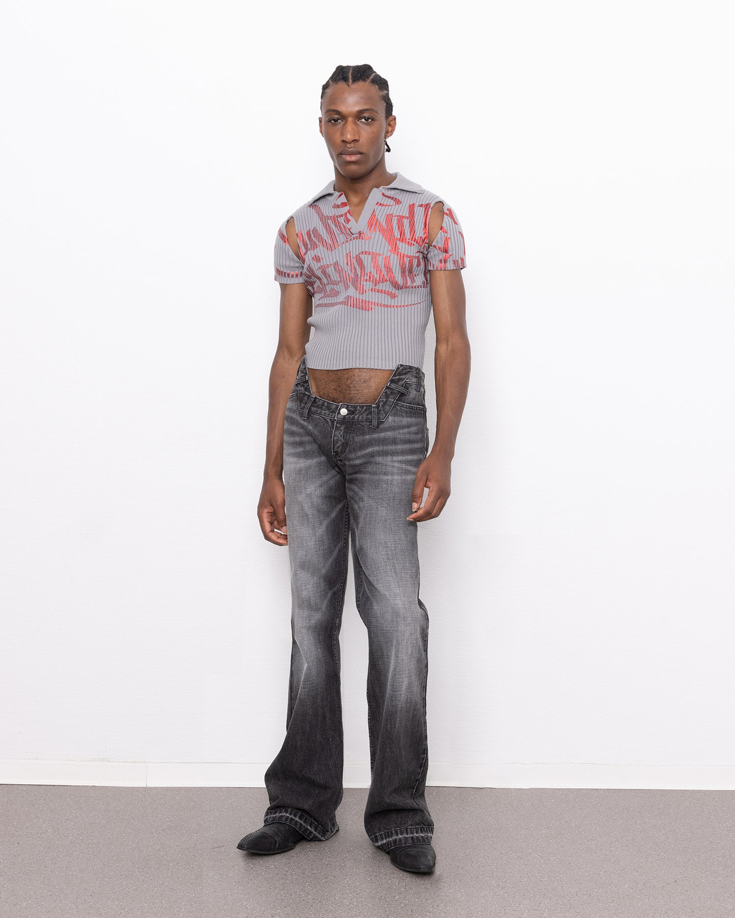 delinquent polo grey
