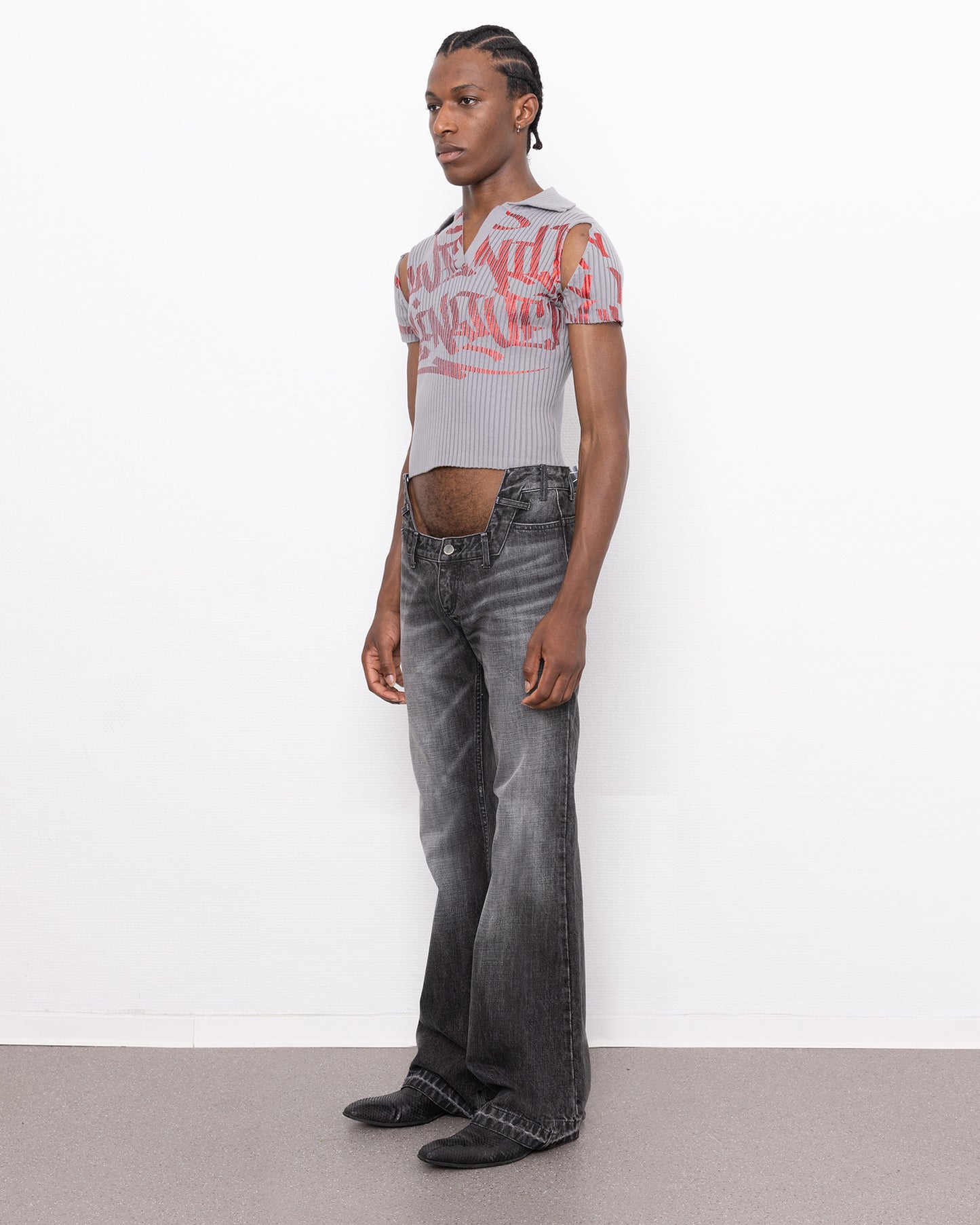delinquent polo grey