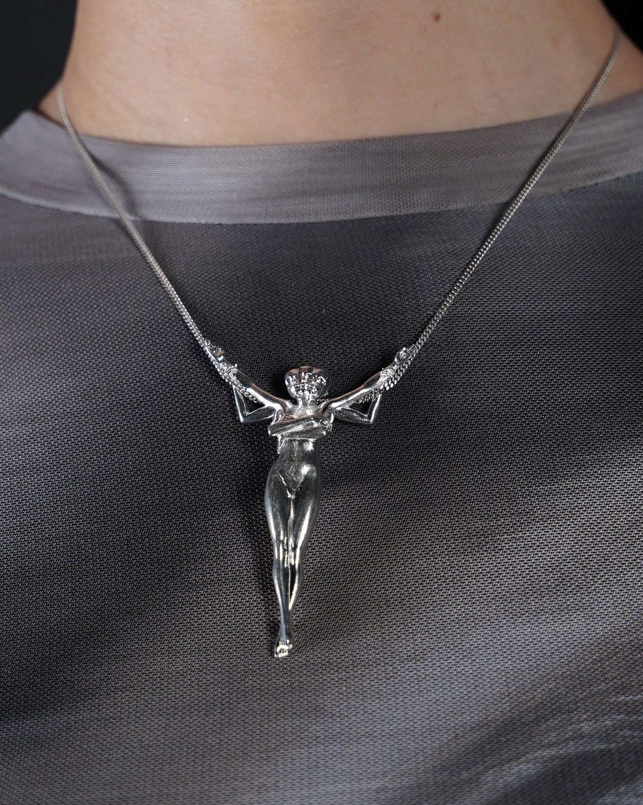 trinity silver 925 necklace